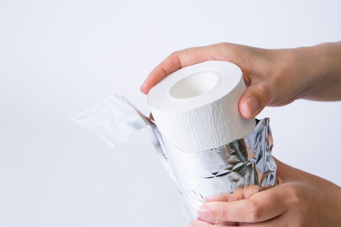 10年保証備蓄用トイレットペーパー70ｍ箱無×24ロール（MST-101）