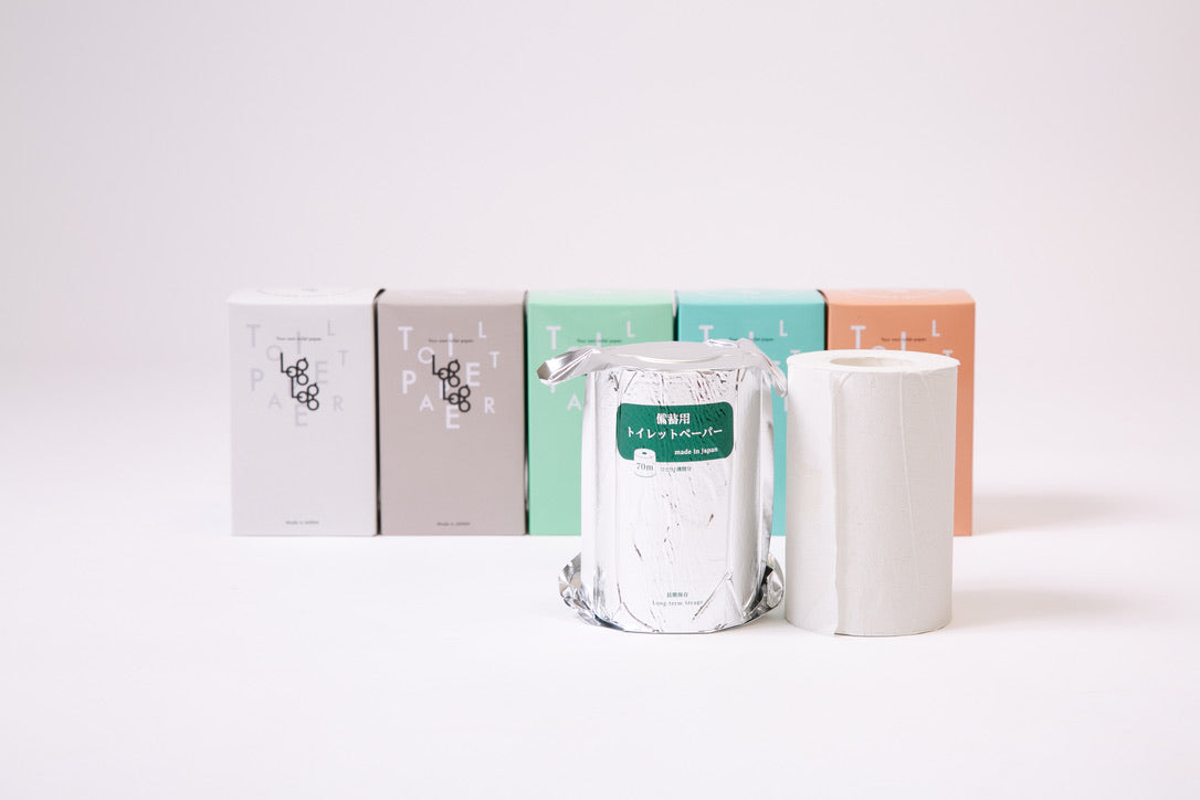 10年保証備蓄用トイレットペーパー70m箱有×4ロール（MST-204）